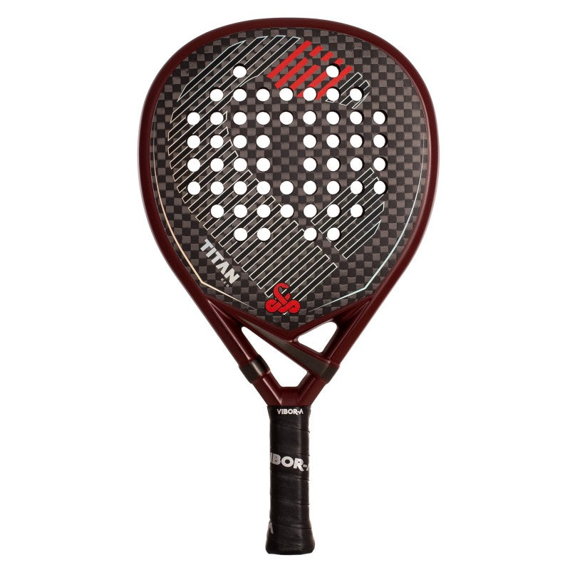 Pack Racket Padel Vibor-a Titan 12k Rood