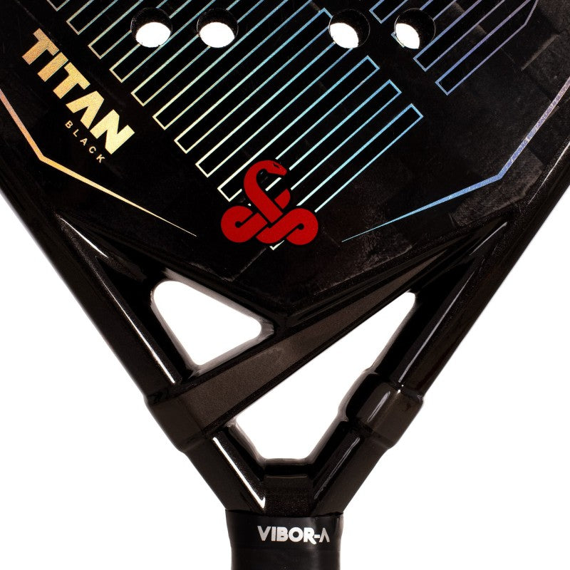 Pack Racket Padel Vibor-a Titan 15k Black Twill
