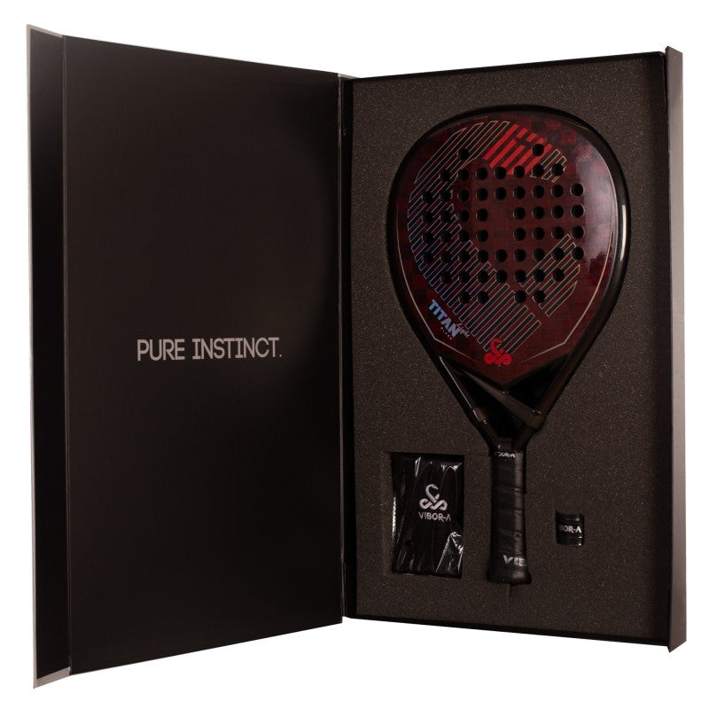 Pack Racket Padel Vibor-a Titan Black Light