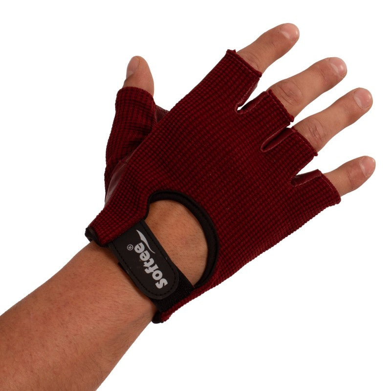 Pair Of Fitness Gloves Marrón