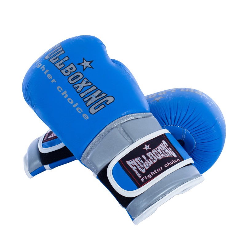 Par De Guantes De Boxeo Fullboxing Master Azul 10 Oz