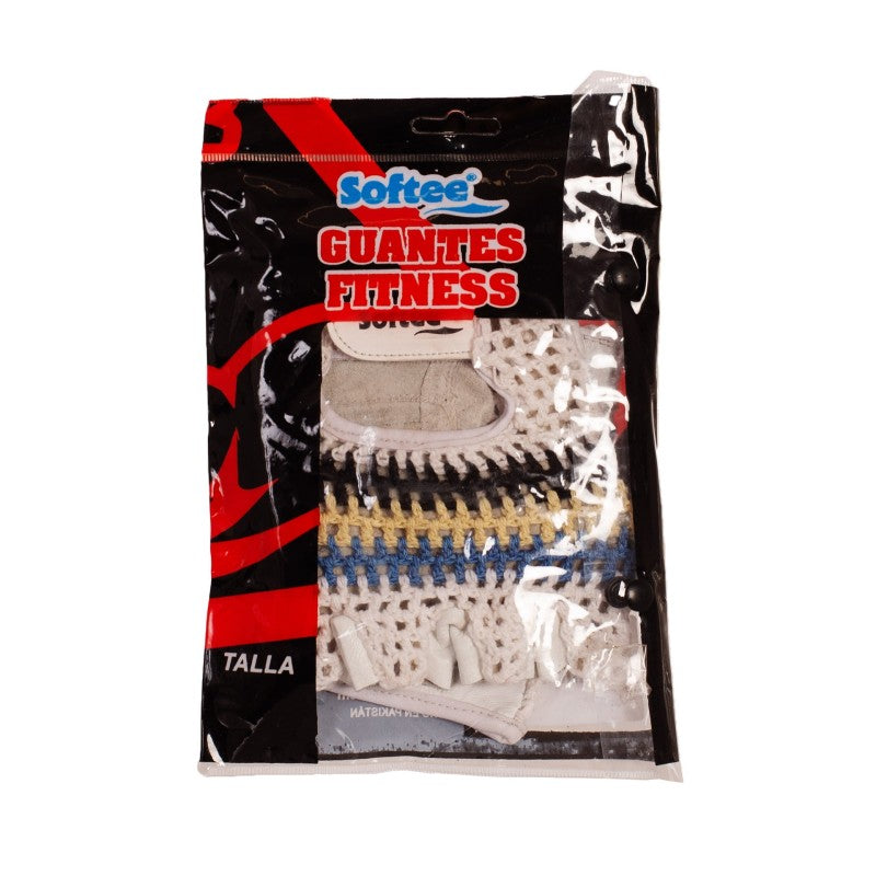 Pair Of Wicker Gym Gloves Blanco/Rojo/Negro