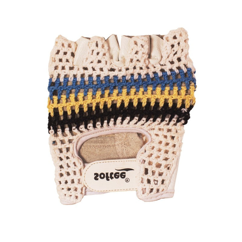 Pair Of Wicker Gym Gloves Blanco/Rojo/Negro