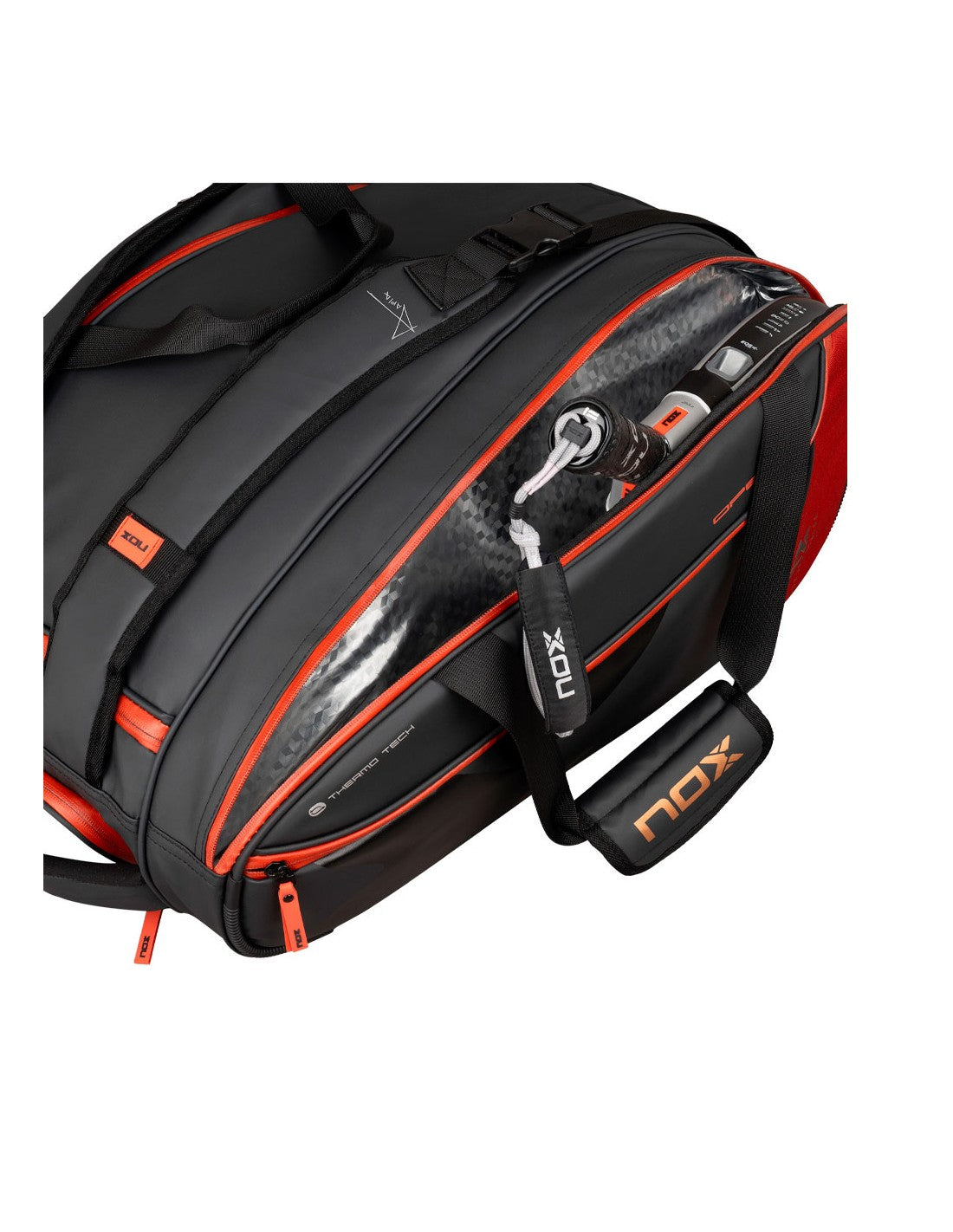 Луксозна чанта Nox Open 24 Red Padel Bag