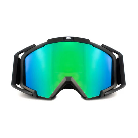 Horsefeathers Patriot Bike Googles (black/mirror Green)