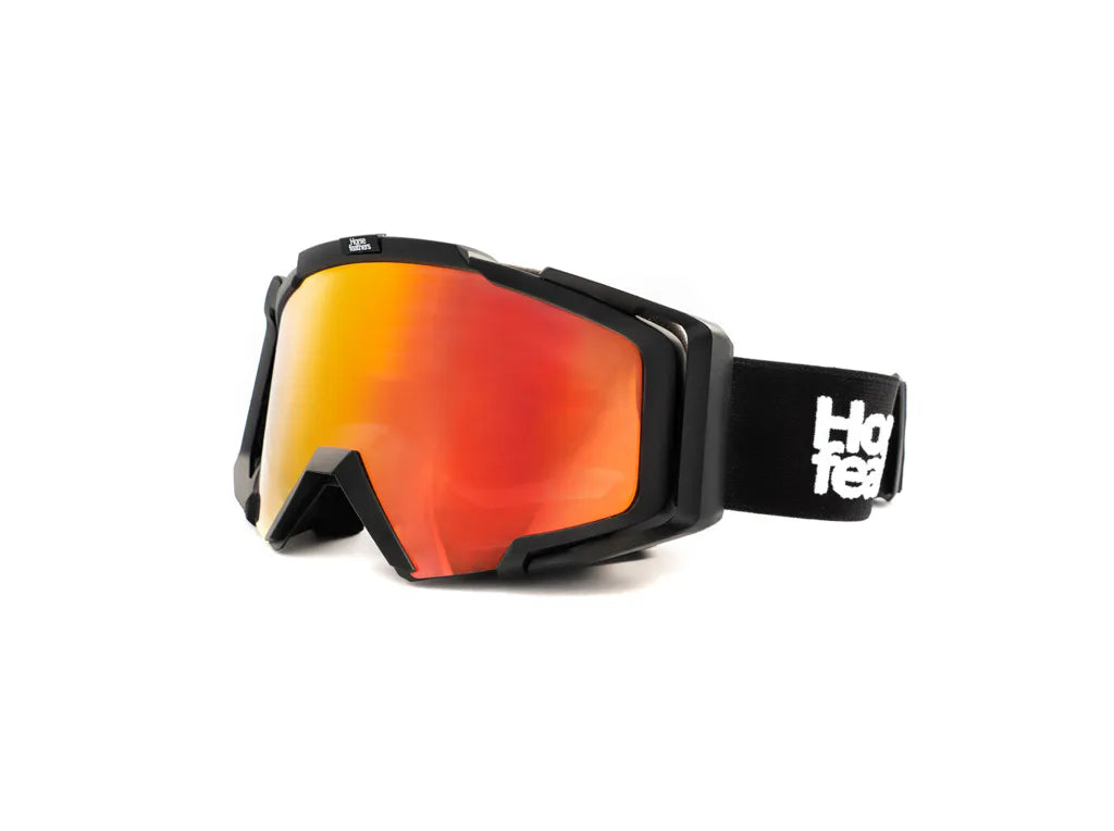 Horsefeathers Patriot Bike Googles (black/mirror Red)