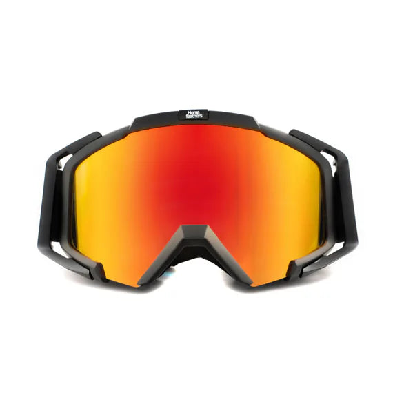 Horsefeathers Patriot Bike Googles (black/mirror Red)