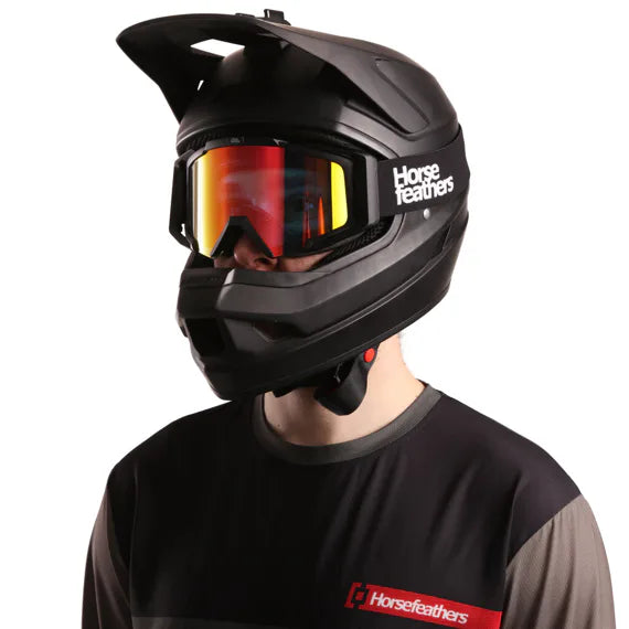 Horsefeathers Patriot Bike Googles (black/mirror Red)