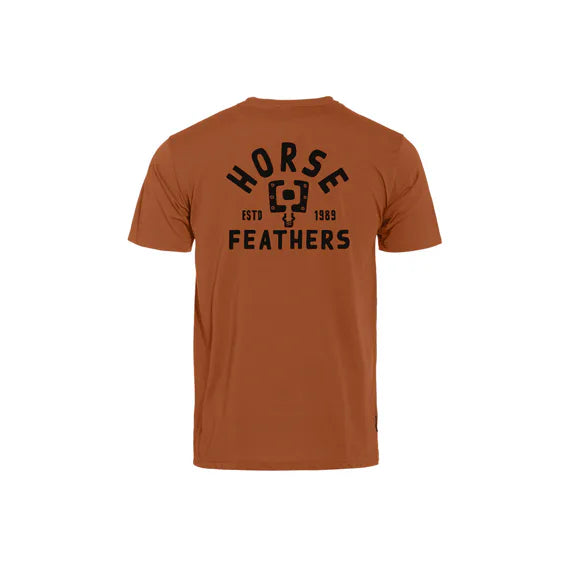Horsefeathers Pedal Tech Tshirt (rust)