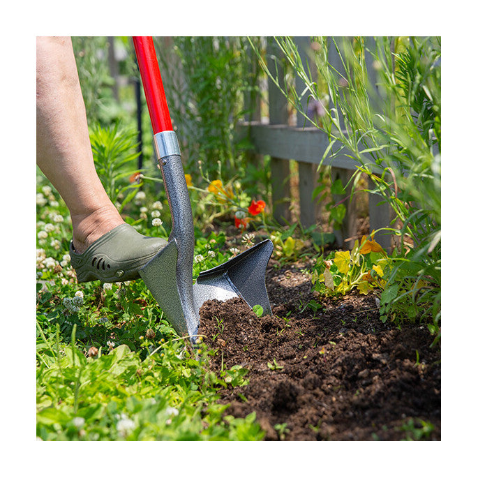 Wurzeltöter – Gartenspaten – scharfkantige Schaufel