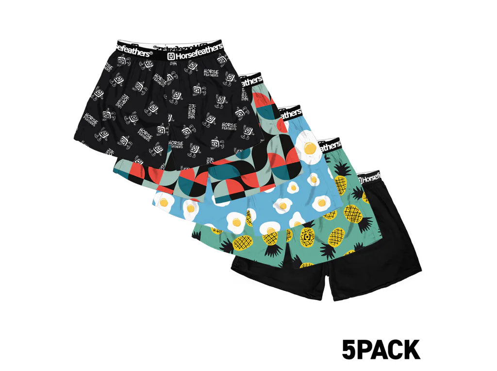 Horsefeathers Frazier 5pack Boxer Shorts (bundle 3)