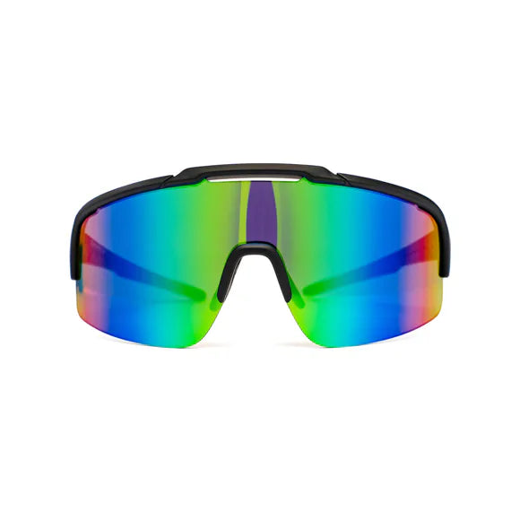 Horsefeathers Recoil Bike Sunglasses (matt Black/mirror Green)