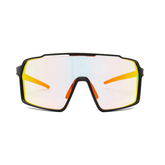 Horsefeathers Neutron Photochromic Bike Sunglasses (matt Black/mirror Red)