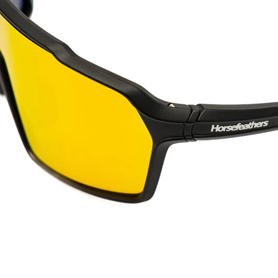 Horsefeathers Neutron Bike Sunglasses (matt Black/mirror Red)