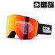 Horsefeathers Colt Goggles (sort/spejlrød)