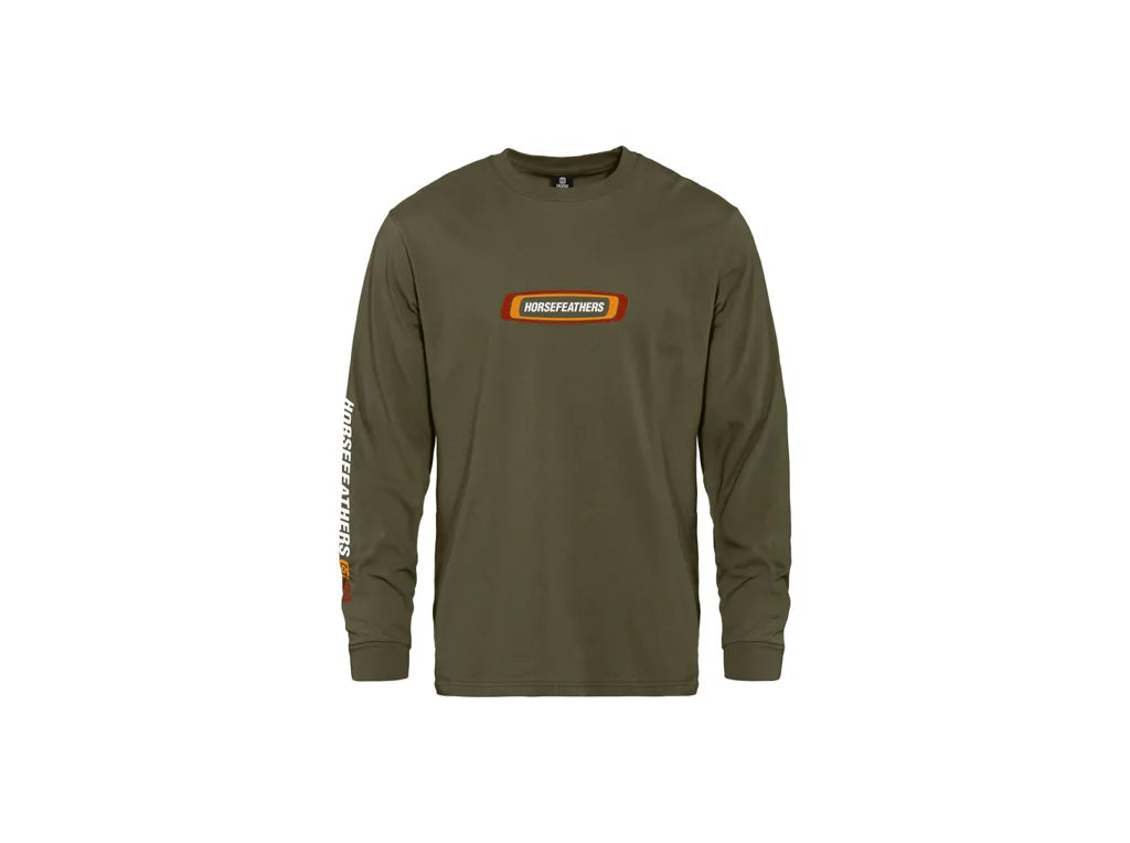 Horsefeathers Raceway Ls Tshirt (burnt Olive)
