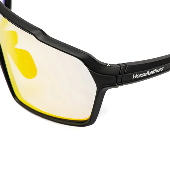 Horsefeathers Neutron Photochromic Bike Sunglasses (matt Black/mirror Red)
