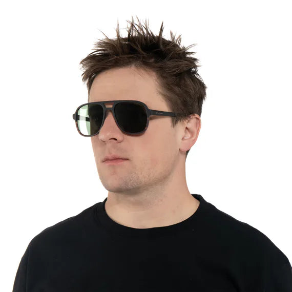 Horsefeathers Corp Sunglasses (matt Havana/gray Green)