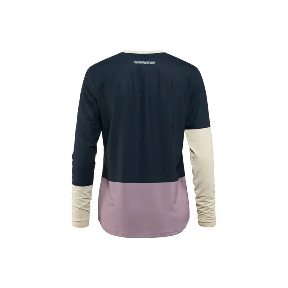 Maglia da bici Horsefeathers W Quantum Ls (indaco/iris)