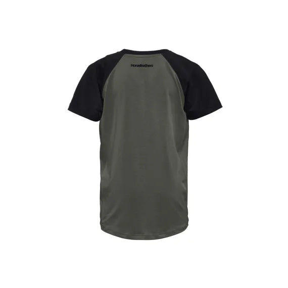 Horsefeathers Spike Maglia da ciclismo per ragazzi (chimera/nero)