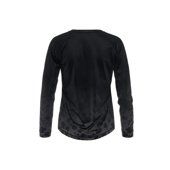 Велосипедна фланелка Horsefeathers Deco Ls (черна/гепард)