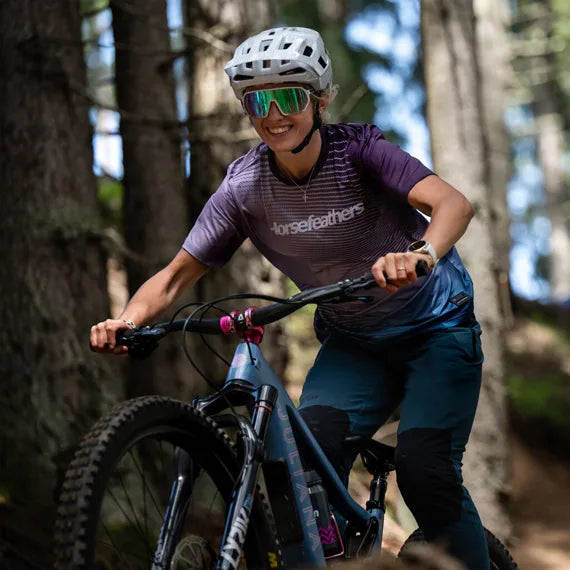 Horsefeathers W Quantum fietsshirt (iris Fade Out)