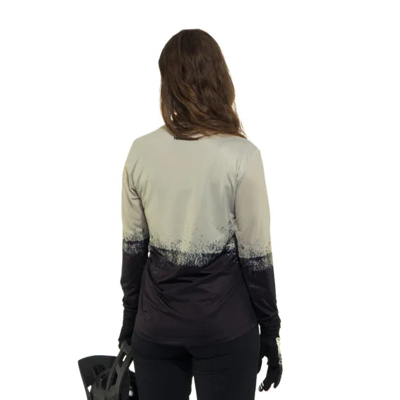 Horsefeathers W Quantum Ls Bike Jersey (silver Birch/black)