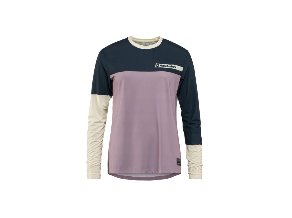 Maglia da bici Horsefeathers W Quantum Ls (indaco/iris)