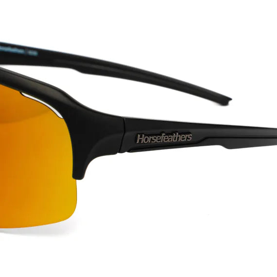 Horsefeathers Recoil Bike Sunglasses (matt Black/mirror Red)