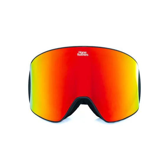 Cleití capaill Lynx Goggles (dubh/scáthán Dearg)