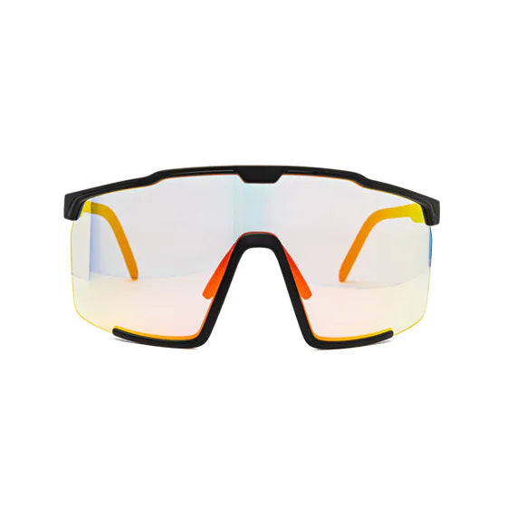 Horsefeathers Proton Photochromic Bike Sunglasses (matt Black/mirror Red)