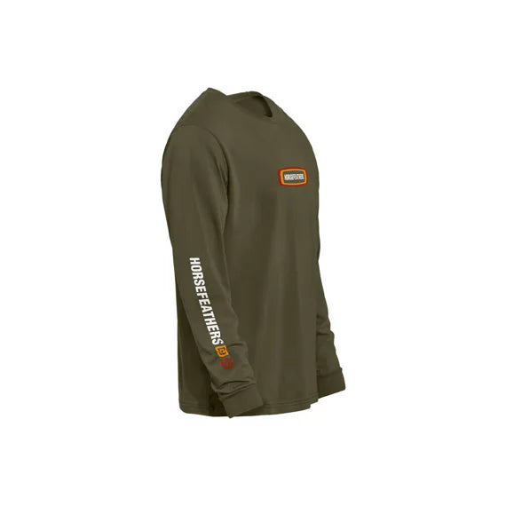 Horsefeathers Raceway Ls Tshirt (burnt Olive)