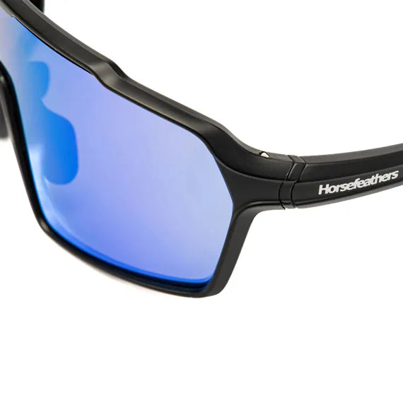 Horsefeathers Neutron Bike Sunglasses (matt Black/mirror Green)