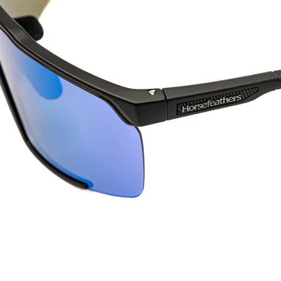Horsefeathers Proton Bike Sunglasses (matt Black/mirror Green)