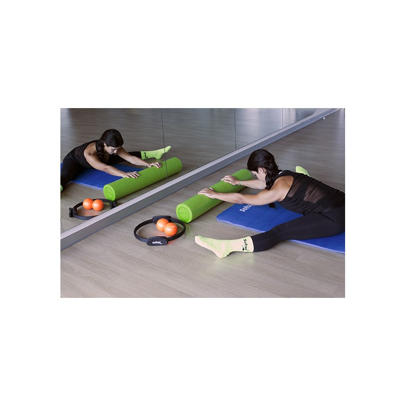 Pilates Roller Softee Azul/Amarillo