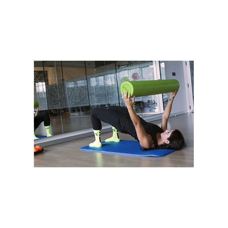 Pilates Roller Softee Azul/Amarillo