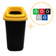 Plafor - Sort Beholder 45l - Genbrug - Gul