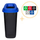 Plafor - Prullenbak 90l – Recyclage – Bleu
