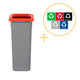 Plafor - Fit Bin 20l - Riciclaggio - Rosso