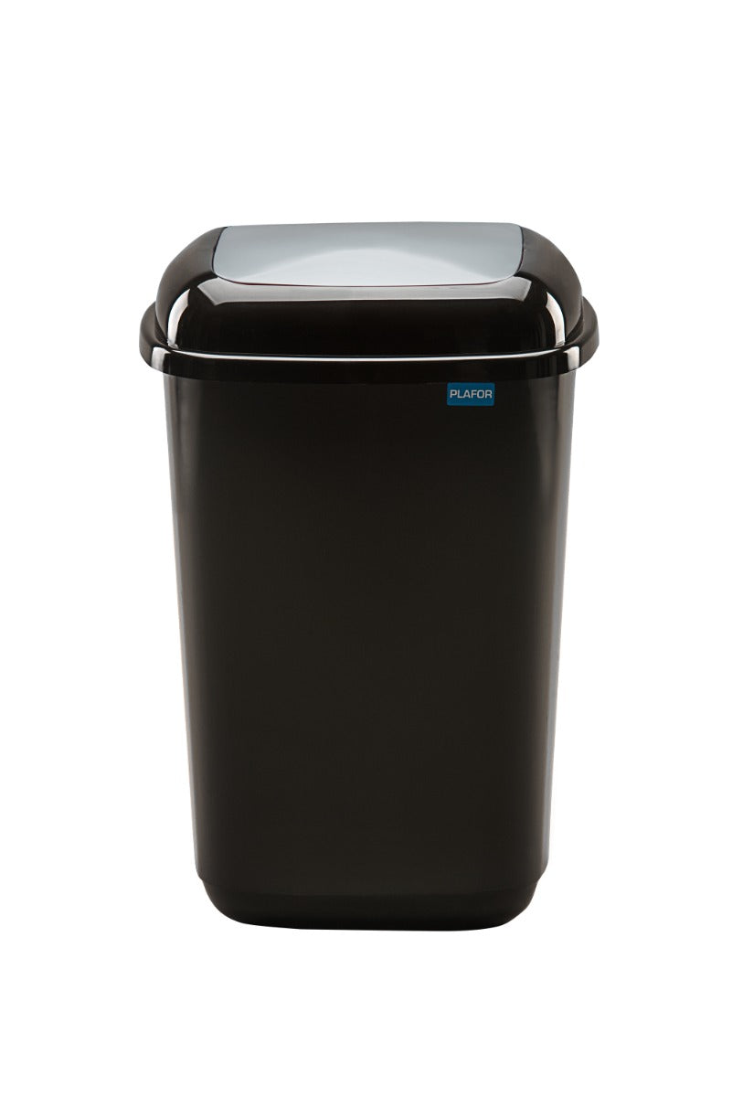 Plafor - Quatro Trash Bin 45l – Recycling - Silver