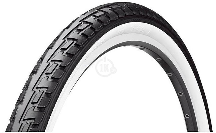 Pneu Continental Ride Tour Wire Noir/blanc - 27x1 1/4
