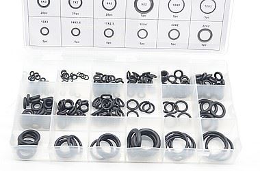 Set O-ring 225 pezzi Bestia in gomma resistente all'olio e al carburante