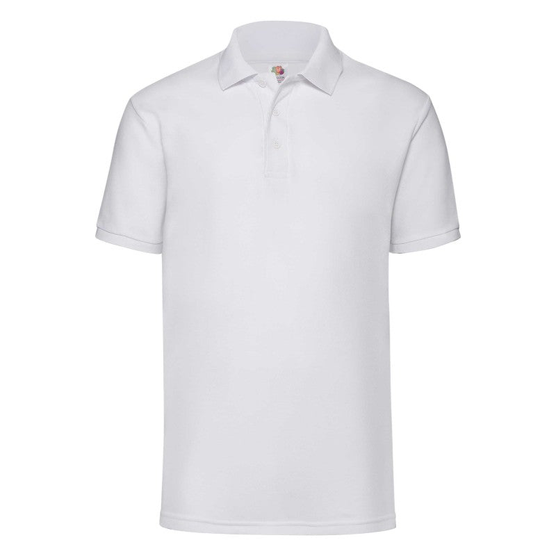 Polo Fruit Of The Loom 65/35 Adulto Blanco