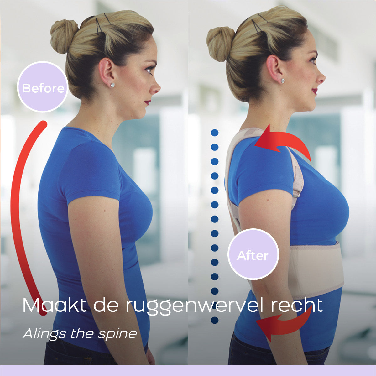 Perfect Posture Pro - Ortéza chrbta - Veľkosť L