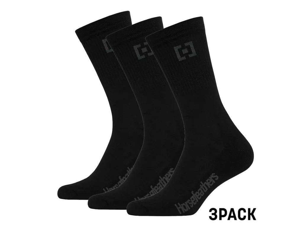 Horsefeathers Premium 3pack Socks (black)