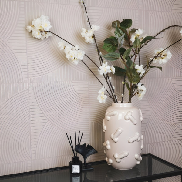 Housevitamin Vase Dick Beige 27 Cm