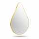 Len-fra Wall Mirror Riverside Gold-colored 50 X 75 Cm