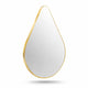 Len-fra Wall Mirror Riverside Gold-colored 50 X 75 Cm