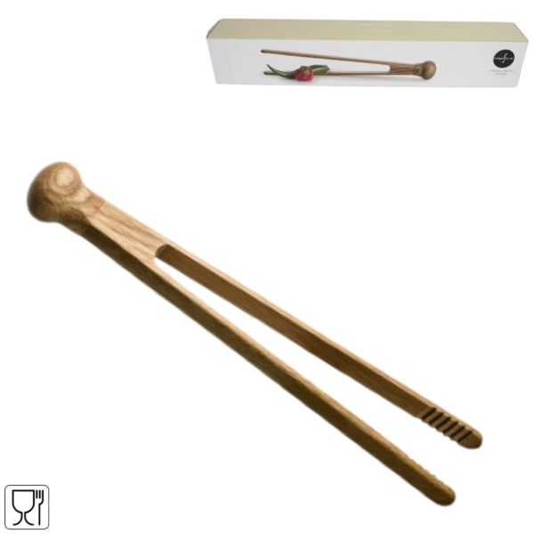 Sagaform Serving Tongs Oak 30 Cm