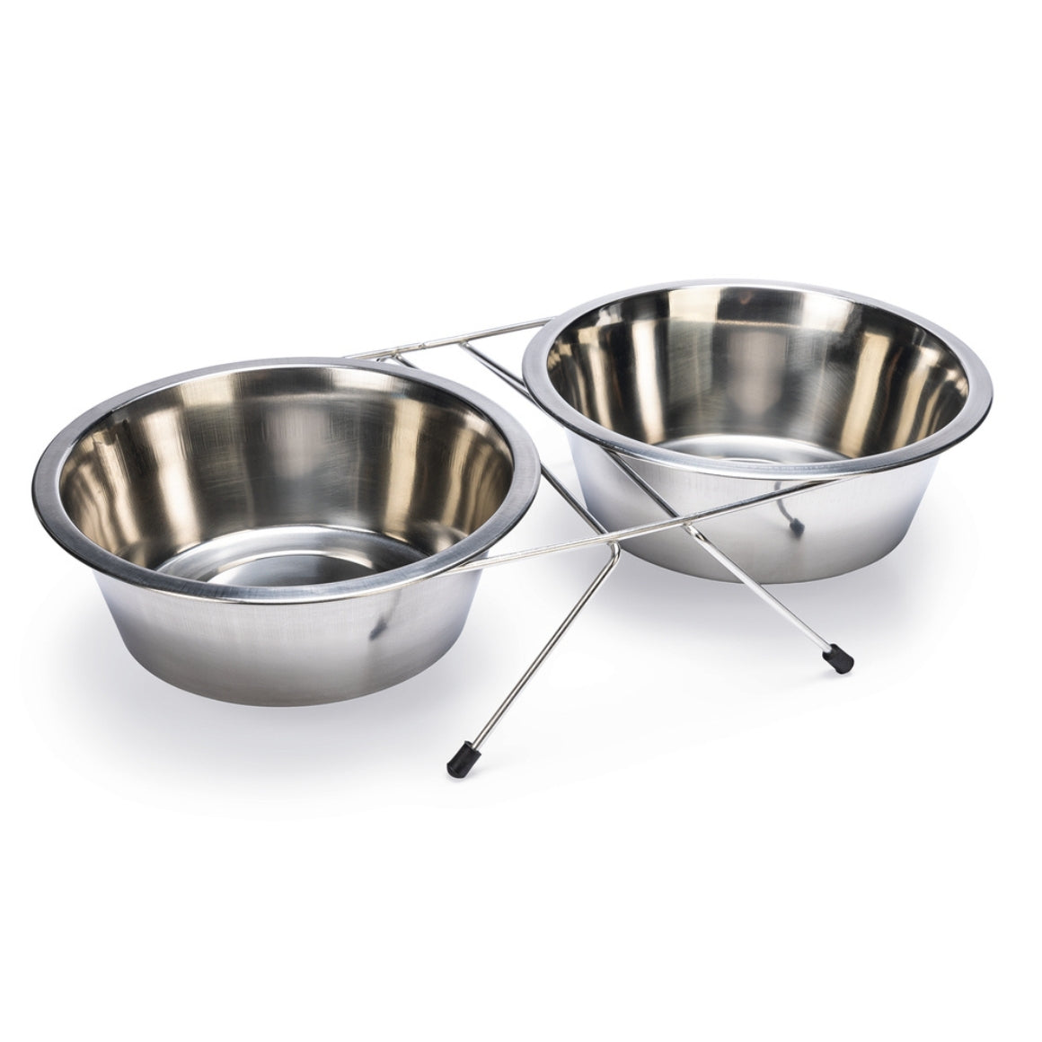 Karlie Stainless Steel Feed Bowl 2 X 2500 Ml